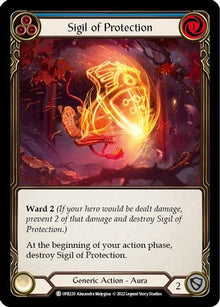 Sigil of Protection (Blue) [UPR220] (Uprising)  Rainbow Foil