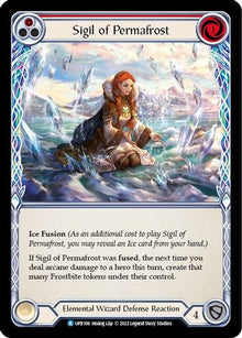 Sigil of Permafrost (Red) [UPR106] (Uprising)  Rainbow Foil