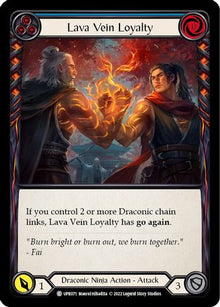Lava Vein Loyalty (Blue) [UPR071] (Uprising)  Rainbow Foil