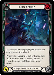 Spire Sniping (Red) [OUT130] (Outsiders)  Rainbow Foil
