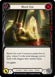 Bleed Out (Yellow) [OUT146] (Outsiders)  Rainbow Foil