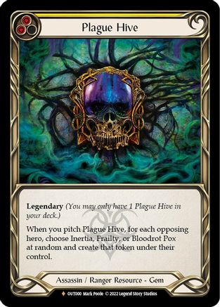 Plague Hive [OUT000] (Outsiders)  Cold Foil