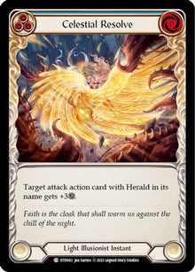 Celestial Resolve (Blue) [DTD043] (Dusk Till Dawn)  Rainbow Foil