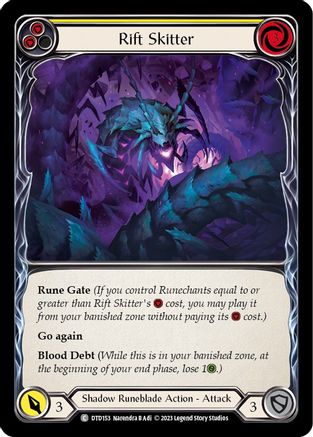 Rift Skitter (Yellow) [DTD153] (Dusk Till Dawn)