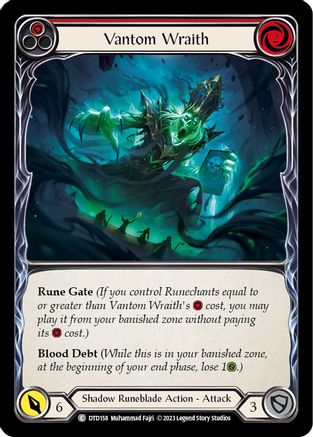 Vantom Wraith (Red) [DTD158] (Dusk Till Dawn)