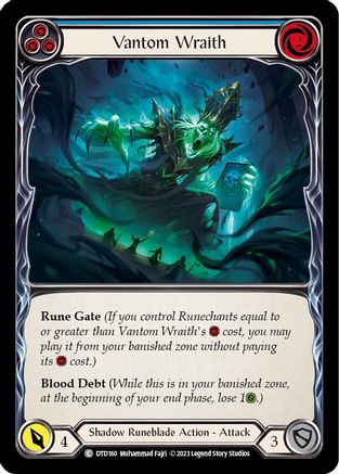 Vantom Wraith (Blue) [DTD160] (Dusk Till Dawn)