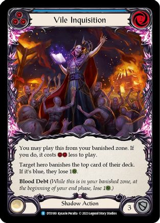 Vile Inquisition (Blue) [DTD180] (Dusk Till Dawn)
