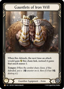 Gauntlets of Iron Will [HVY053] (Heavy Hitters)  Rainbow Foil