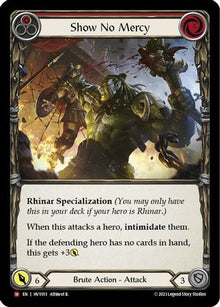 Show No Mercy [HVY013] (Heavy Hitters)  Rainbow Foil