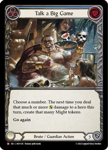 Talk a Big Game [HVY136] (Heavy Hitters)  Rainbow Foil