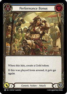 Performance Bonus (Blue) [HVY227] (Heavy Hitters)  Rainbow Foil