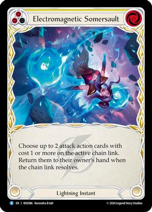 Electromagnetic Somersault (Yellow) [ROS086] (Rosetta)  Rainbow Foil