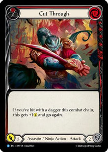Cut Through (Red) [HNT176] (The Hunted)  Rainbow Foil
