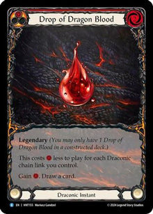 Drop of Dragon Blood (Red) (Extended Art) [HNT155] (The Hunted)  Rainbow Foil