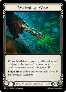 Washed Up Wave (Treasure) [SEA046] (High Seas)  Cold Foil