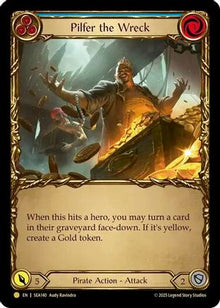 Pilfer the Wreck (Blue) (Treasure) [SEA140] (High Seas)  Cold Foil