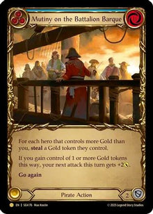 Mutiny on the Battalion Barque (Treasure) [SEA176] (High Seas)  Cold Foil