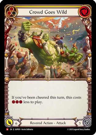 Crowd Goes Wild [SUP019] (Super Slam)  Rainbow Foil