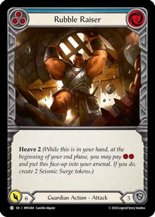Rubble Raiser (Blue) [MPG084] (Mastery Pack Guardian)  Rainbow Foil