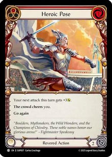 Heroic Pose (Red) (SUP057) - Super Slam