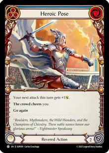 Heroic Pose (Blue) (SUP059) - Super Slam