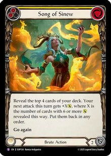 Song of Sinew (SUP134) - Super Slam Rainbow Foil