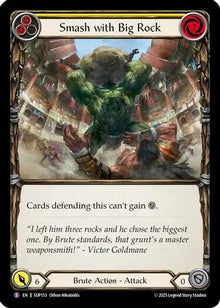 Smash with Big Rock (SUP133) - Super Slam Rainbow Foil