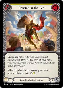 Tension in the Air (Yellow) (SUP205) - Super Slam Rainbow Foil