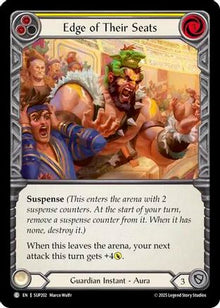 Edge of Their Seats (Yellow) (SUP202) - Super Slam Rainbow Foil