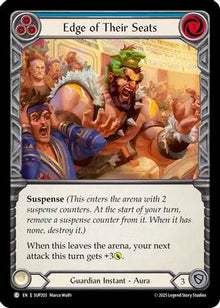 Edge of Their Seats (Blue) (SUP203) - Super Slam Rainbow Foil
