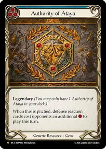 Authority of Ataya (SUP000) - Super Slam Rainbow Foil