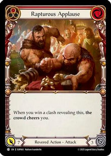 Rapturous Applause (Red) (SUP043) - Super Slam Rainbow Foil