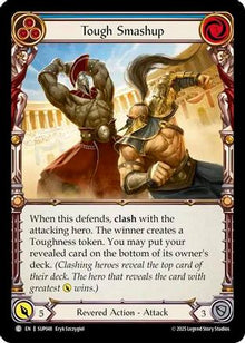 Tough Smashup (Blue) (SUP048) - Super Slam Rainbow Foil