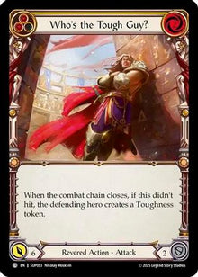 Who's the Tough Guy? (Yellow) (SUP053) - Super Slam Rainbow Foil