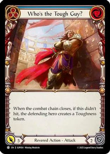 Who's the Tough Guy? (Blue) (SUP054) - Super Slam Rainbow Foil