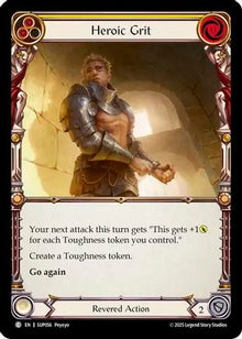 Heroic Grit (SUP056) - Super Slam Rainbow Foil