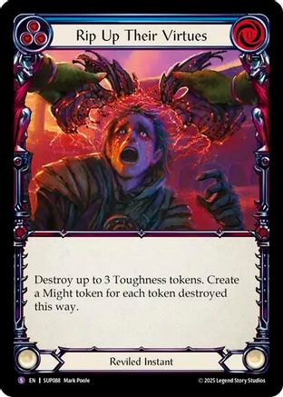 Rip Up Their Virtues (SUP088) - Super Slam Rainbow Foil