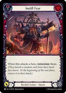 Instill Fear (Red) (SUP107) - Super Slam Rainbow Foil