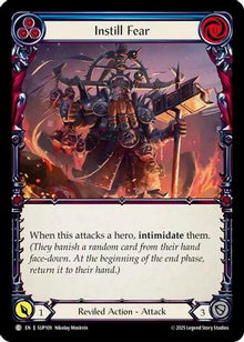 Instill Fear (Blue) (SUP109) - Super Slam Rainbow Foil