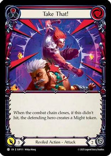 Take That! (Red) (SUP111) - Super Slam Rainbow Foil
