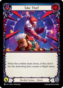 Take That! (Blue) (SUP113) - Super Slam Rainbow Foil