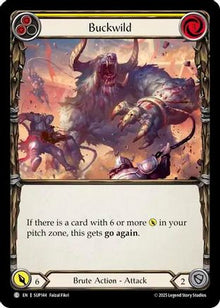 Buckwild (Yellow) (SUP144) - Super Slam Rainbow Foil