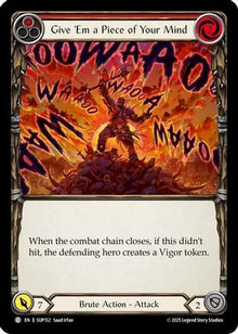 Give 'Em a Piece of Your Mind (Red) (SUP152) - Super Slam