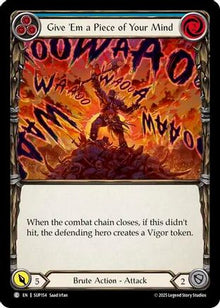 Give 'Em a Piece of Your Mind (Blue) (SUP154) - Super Slam