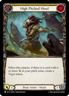 High Pitched Howl (Yellow) (SUP156) - Super Slam Rainbow Foil