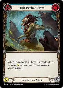 High Pitched Howl (Blue) (SUP157) - Super Slam Rainbow Foil
