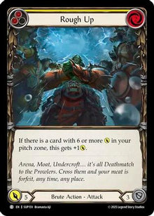 Rough Up (Yellow) (SUP159) - Super Slam Rainbow Foil