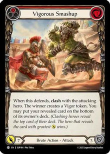 Vigorous Smashup (Red) (SUP164) - Super Slam Rainbow Foil