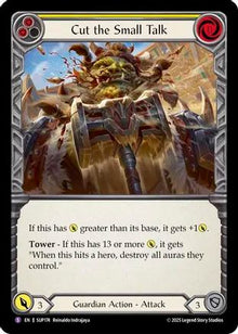 Cut the Small Talk (SUP174) - Super Slam Rainbow Foil