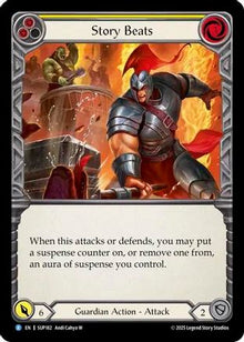 Story Beats (Yellow) (SUP182) - Super Slam Rainbow Foil